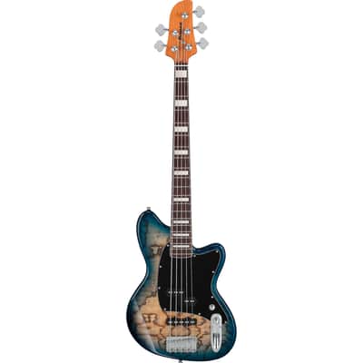 Ibanez Talman Bass Standard 5 String  Electric Bass - Cosmic Blue Starburst (TMB405TACBS) image 5