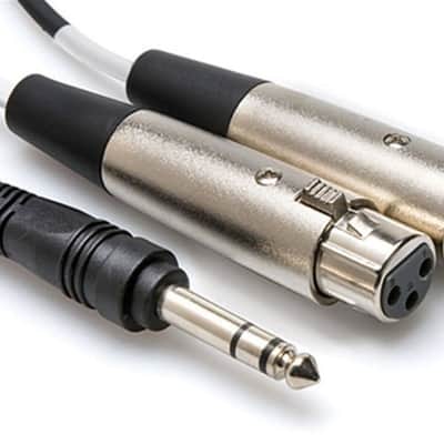 Hosa SRC203 SRC203 1/4" TRS to XLR Male and XLR Female Insert Cable - 3 meter