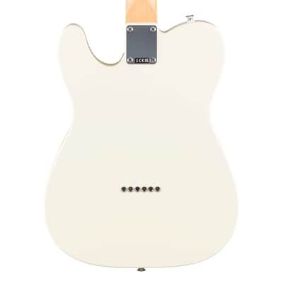 Used Fender Standard Telecaster Electric Guitar - Olympic White w/Laurel FB image 7