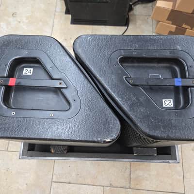 CLAIR 12AM Bi-Amp Monitor Wedge Speakers 1 PAIR Speakon NL4 In Road Case 23/24 image 11