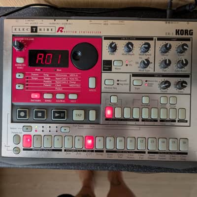 Korg Electribe-R ER-1 Rhythm Synthesizer 2000s - Silver imagen 3