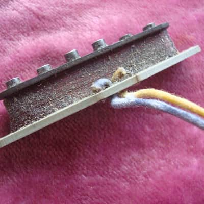 Vintage 1966 Fender PRE-CBS Grey Bottom Stratocaster Pickup Set Strat 1965 image 4
