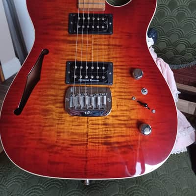 2005 G&L USA ASAT Semi Hollow - Cherryburst 6.5lbs image 1