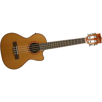 Kala KA-ATP-CTG-CE Solid Acacia Series Tenor Ukulele w/ Cedar Top, Cutaway, and EQ