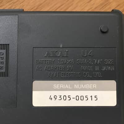 Akai U4 Compact Phrase Trainer Black Super Rare | Reverb
