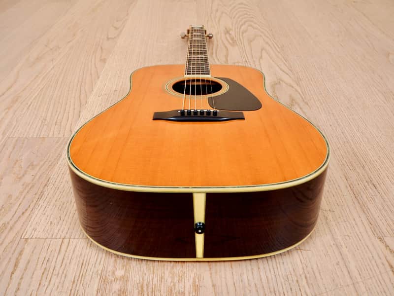 1980s Morris TF-805 Vintage Dreadnought Acoustic Guitar Brazilian