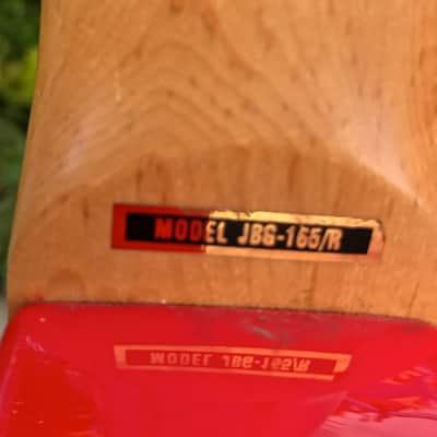 Vintage 80's JB Player Stratocaster SSS Model JBG 165/R image 13