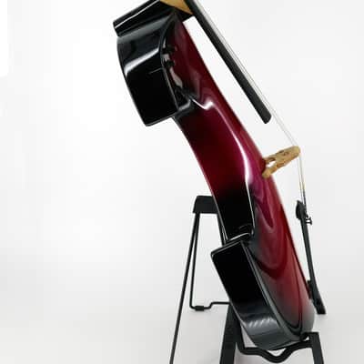 Bridge EC4 Draco Electric 4/4 Cello with Case and Bow - Red/Black image 8
