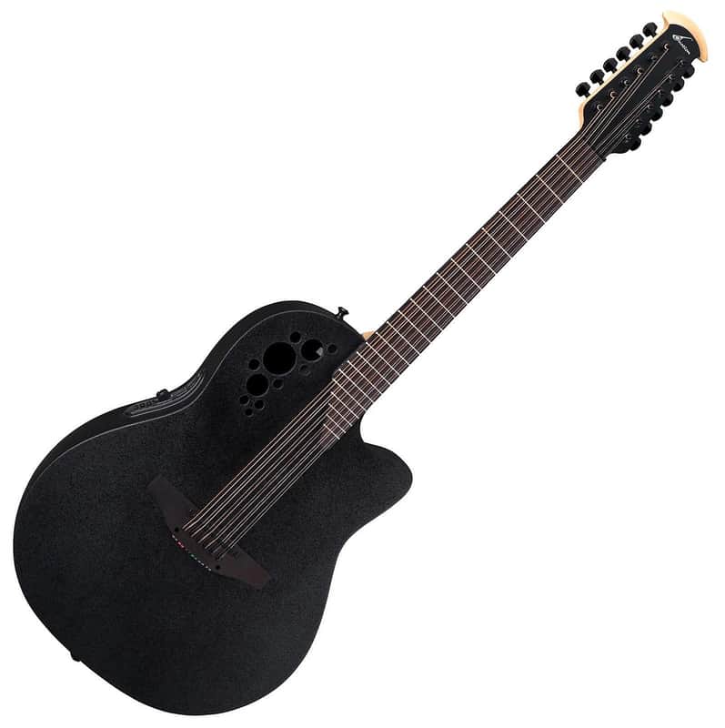 Ovation 2058TX-5 Pro Series Elite TX Deep Contour Solid A-Grade Sitka-Spruce Top 12-String Acoustic-Electric Guitar image 1
