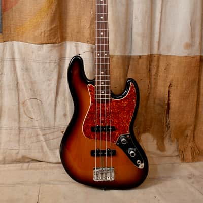 Fender '62 Reissue Jazz Bass AVRI Stack Knob 1993 - Sunburst image 1