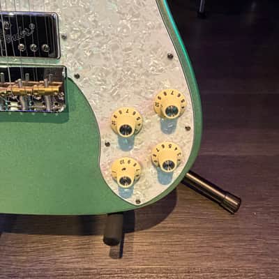 Fender American Professional II Telecaster Deluxe with Maple Fretboard 2020 - Present - Mystic Surf Green image 4