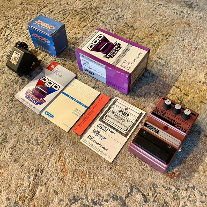 DOD FX82 Bass Compressor MADE IN USA MINT 1988 image 1