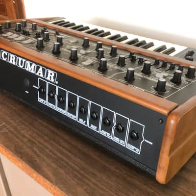 RARE Vintage 1983 Crumar Spirit — Bob Moog Designed Masterpiece — Gorgeous Cosmetics, Complete w/ Original Leather Case image 3