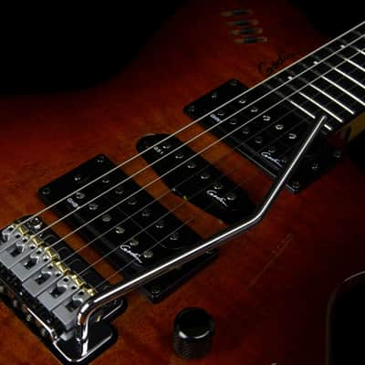Godin 028672 xtSA  - Synth Access - 3 Voice  Light Burst Flame - Electric Guitar Made In Canada image 9