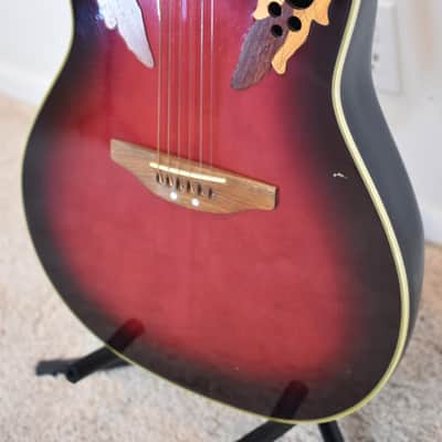 Ovation Celebrity CS257 - 2000s - Cherry Burst - w/ OHSC image 3