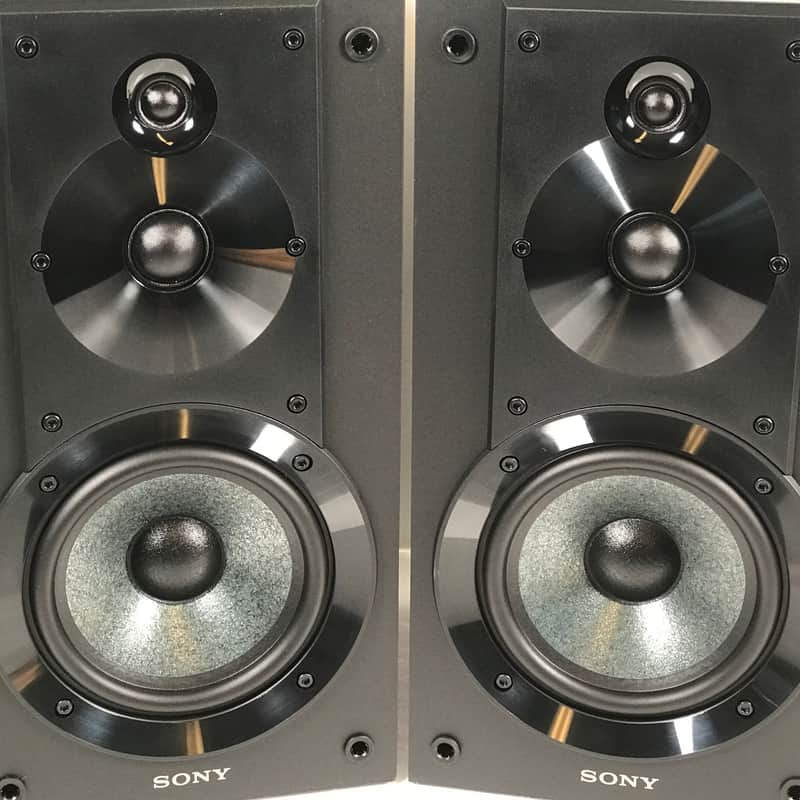 Sony SS-CS5 2 Way 100 W Bookshelf Speaker System - Black - Pair