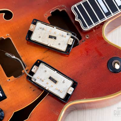 1970 Gibson L-5 CES Vintage Electric Archtop Sunburst w/ T Tops, Case image 18