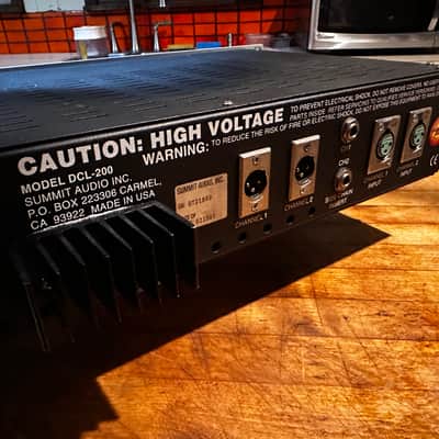 Summit Audio DCL-200 Dual Tube Compressor Limiter - Super Cool! image 6