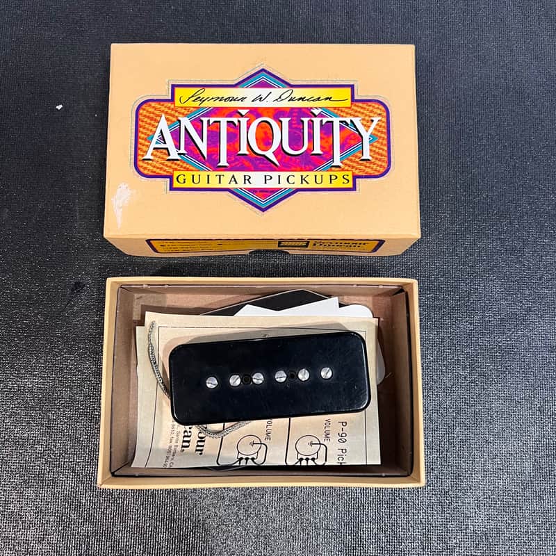 Seymour Duncan Antiquity P90 Soapbar Bridge Pickup 2010s - Black image 1