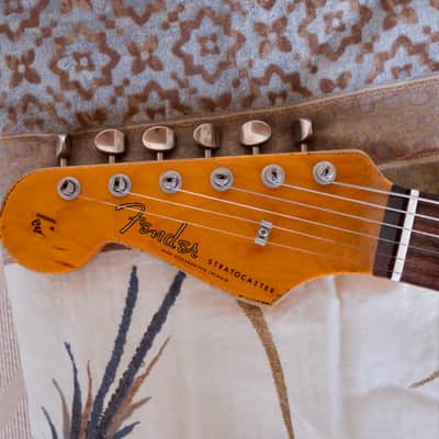 Fender Fender Custom Shop 1960 Strat Heavy Relic LH Lefthand Sunburst image 5