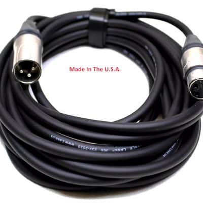LASE 20 Ft DMX Lighting Cable W/ NEUTRIK NC3MXX 3-Pin XLR Male to NC3FXXX Female image 3