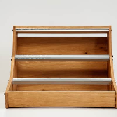 2 Many Synths 9U 84HP Solid Oak Eurorack case image 4