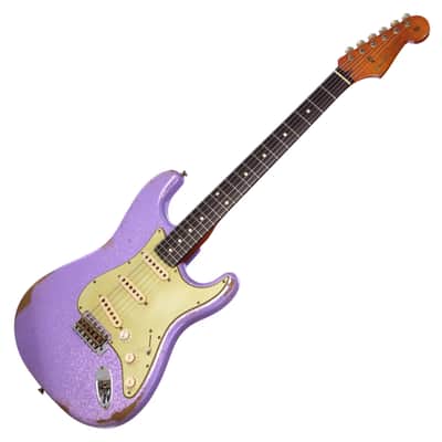 Fender Custom Shop MVP 1960 Stratocaster Relic - Lavender Stardust - Masterbuilt Levi Perry - Dealer Select Master Vintage Player Series Electric Guitar - NEW! image 6
