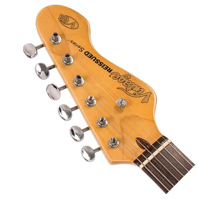Vintage ReIssued Series V65 Electric Guitar - Boulevard Black - Open Box image 4