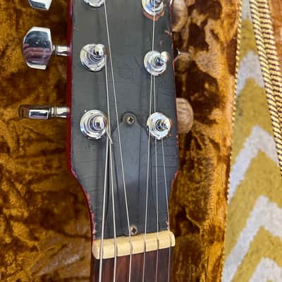 Vintage 1966 Gibson SG Melody Maker Cherry, T Top Neck + SD Pearly Gate Bridge Pickups & Tweed Case image 5