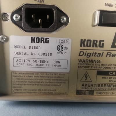 Korg D1600 Digital Recording Studio image 8