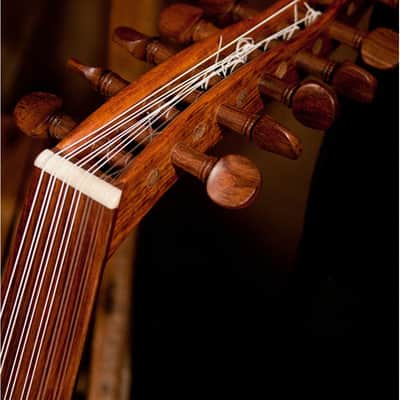 Mid East OUDRN-1 Arabic Oud Sheesham w/Gig Bag & Owner's Guide - Blemished* image 5