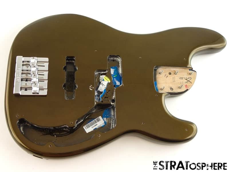 Fender American Ultra II P Bass BODY & HARDWARE Precision USA Texas Tea image 1