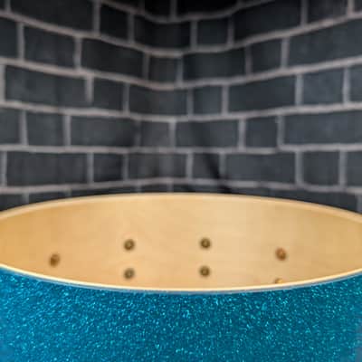 Premier Genista Classic 14x7 Snare Drum – Aqua Sparkle – PGB1407SAQX – 100% Birch Shell – Powerful, Focused Attack image 11