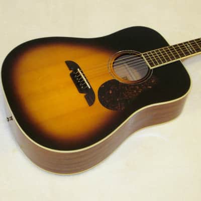 Alvarez Artist Series AD-60 AD60SB Sunburst Acoustic Dreadnought Guitar image 3
