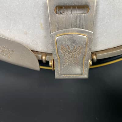 Ventura 5-String Resonator Banjo MIJ Japan c. 1970s w/ Hard Case image 12