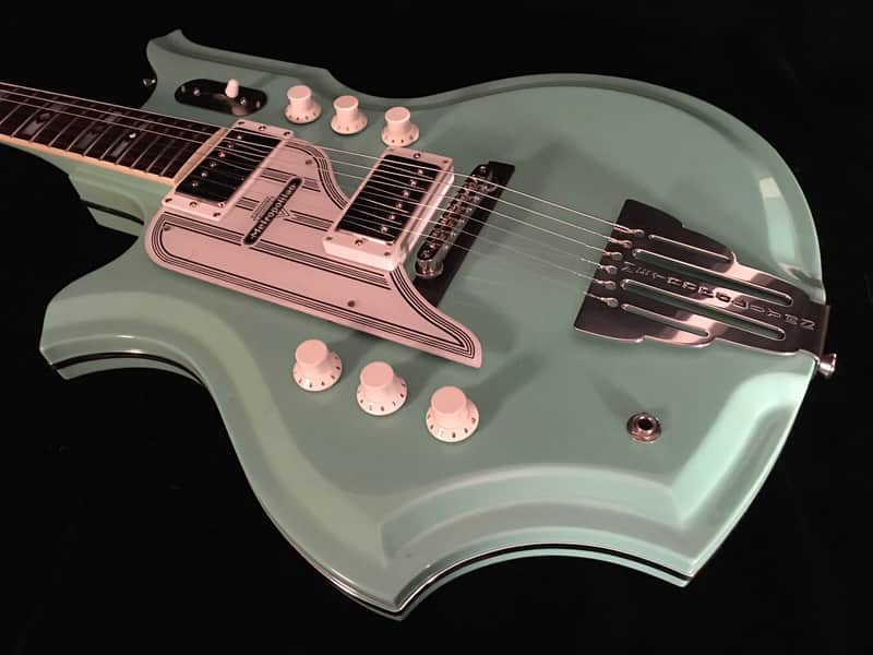 Metropolitan Tanglewood Custom Left Handed 1997 Pearl Aqua Blue image 1