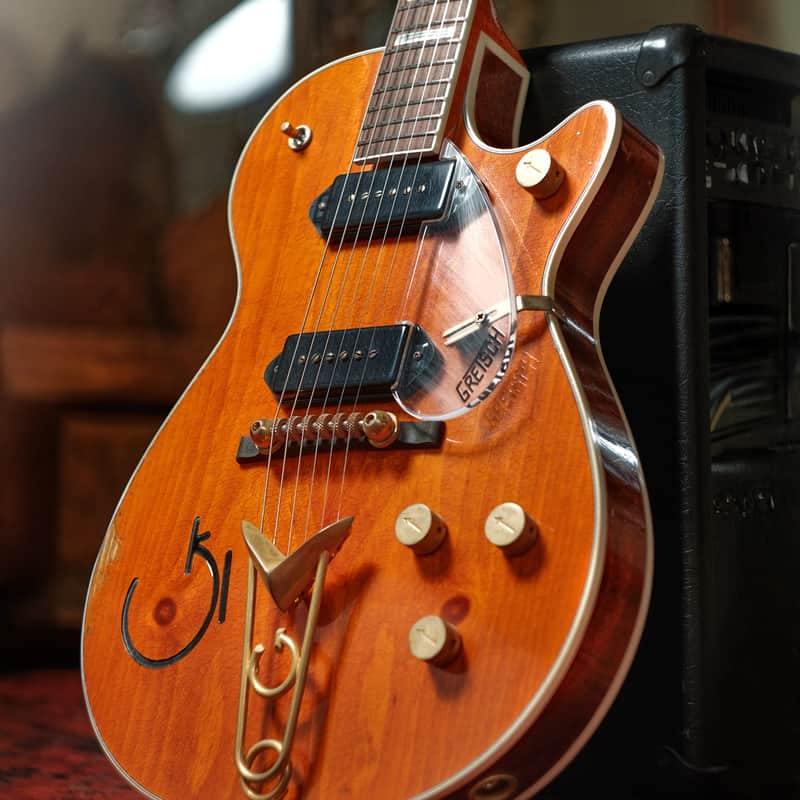 Gretsch Custom Shop Chad Henrichsen G6121-CS P90 Relic Vintage Orange #UC24053723 image 1