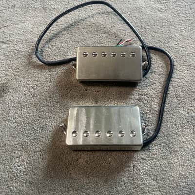 Suhr Thornbucker set 50mm neck 53mm bridge - Raw nickel image 1