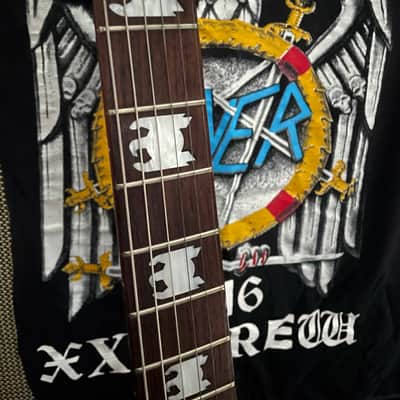 Edwards Kerry King KKV crackle Slayer Japan 90s by ESP with semi hardcase image 3