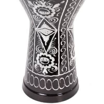 ETHNO Egyptian Darbuka Black Plastic Head 22 centimeter Drum accessories Other drum heads image 4