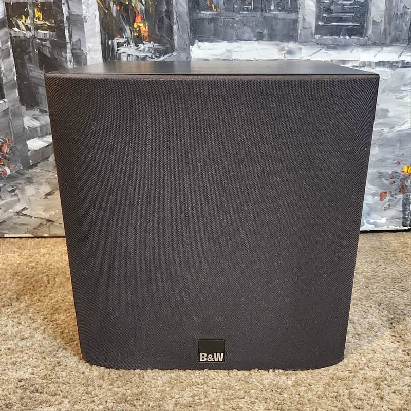 Bowers & Wilkins Bowers & Wilkins ASW608  compact, 200-watt powered subwoofer 90s  - Black image 1