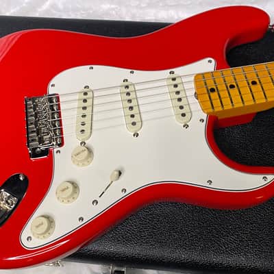 NEW! Fender Custom Shop Special Run '69 Stratocaster NOS Finish - Handwound P/U's - Ferrari Red - Reverse Matching Headstock - 8 lbs - Authorized Dealer - One OFF! SUPRE RARE! G06974 image 4