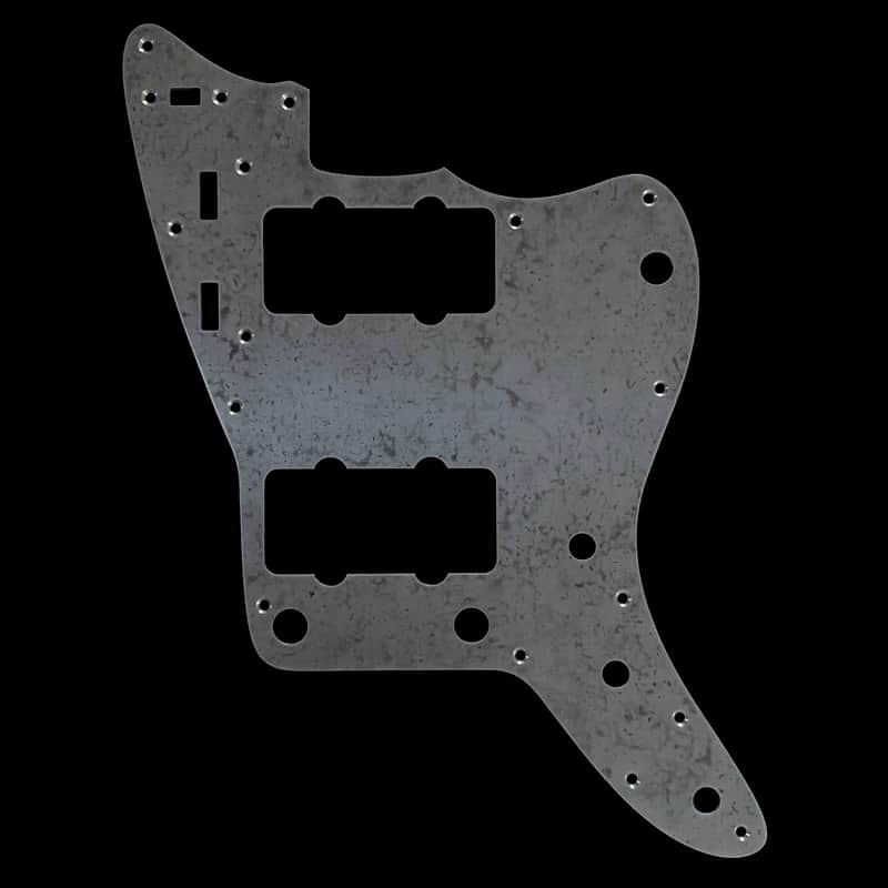 Jazzmaster Pickguard Scratchplate - USA 60s Vintage - Mottled Marine Aluminium - Made-to-Order image 1