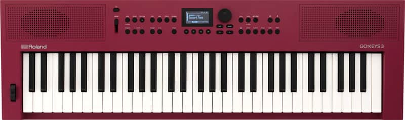 Roland GO:KEYS 3-RD Portable Music Creation Keyboard 61 Keys, Red image 1