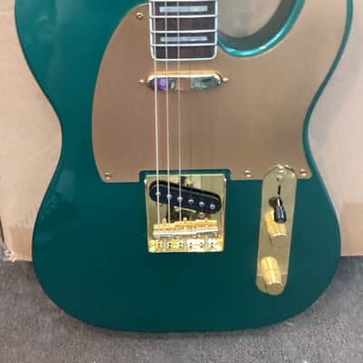 Squier 40th Anniversary Gold Edition Telecaster 2022 - Present - Sherwood Green image 5
