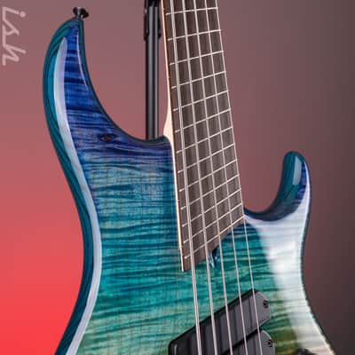Dingwall Z3 5-String Bass Indigo to Orange Fade image 4