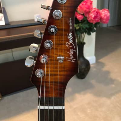 Harley Benton Fusion II HSH Amber flame image 3