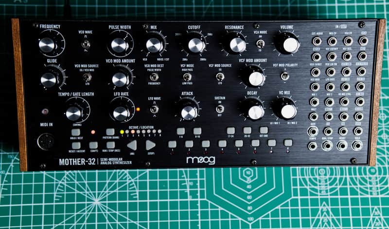 Moog Mother-32 Tabletop / Eurorack Semi-Modular Synthesizer 2015 - Present - Black image 1