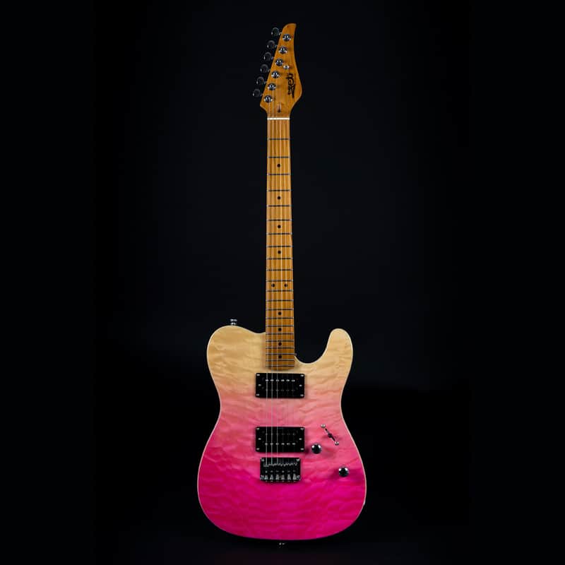 Jet JT-450 QTPK 450 Series Basswood Quilted Maple Body Canadian Roasted Maple Neck 6-String Electric Guitar image 1