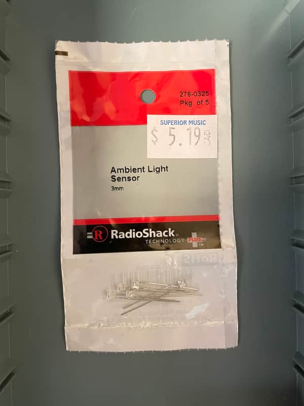 Radio Shack Ambient Light Sensor 3mm (5 pack) - New image 1